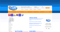 Desktop Screenshot of oradio.com.br